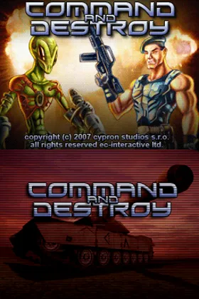 Command and Destroy (Europe) (En,Fr,De,Es,It) screen shot title